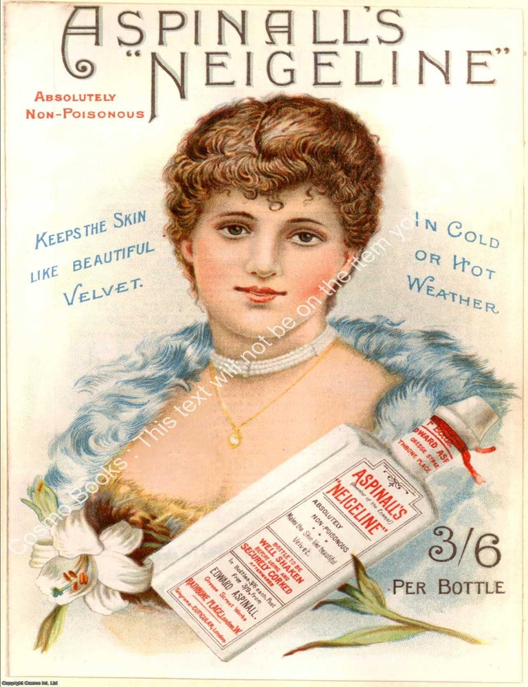 Item #807424 Aspinall's Neigeline : Absolutely Non-Poisonous. PRINT : A MODERN COLOUR...